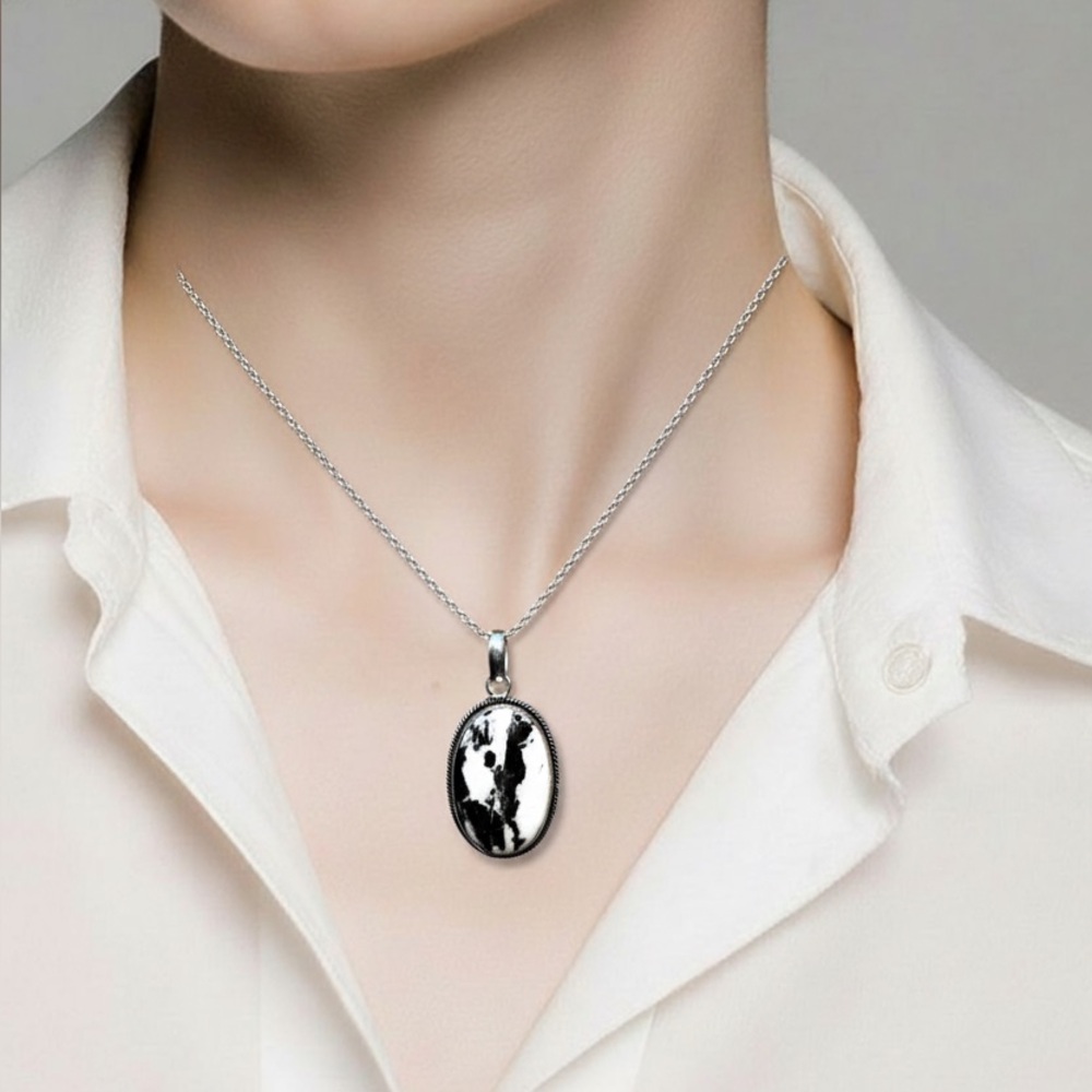 NEW! Zebra Jasper Necklace - Picture 2 of 13